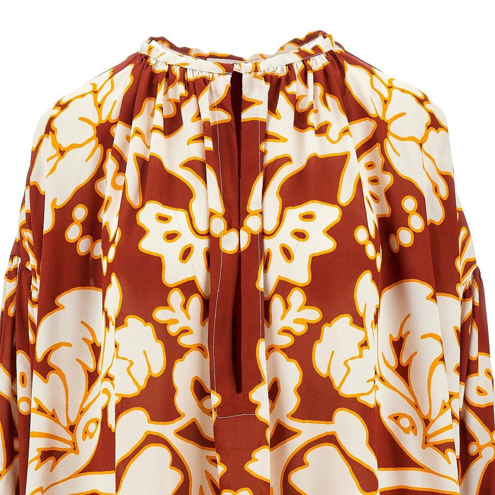 'Lilli' printed viscose shirt