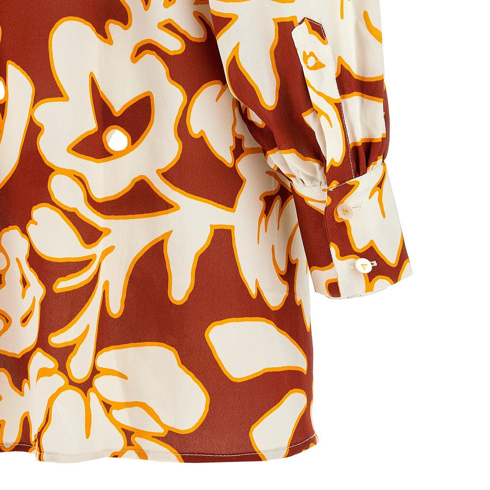 'Lilli' printed viscose shirt