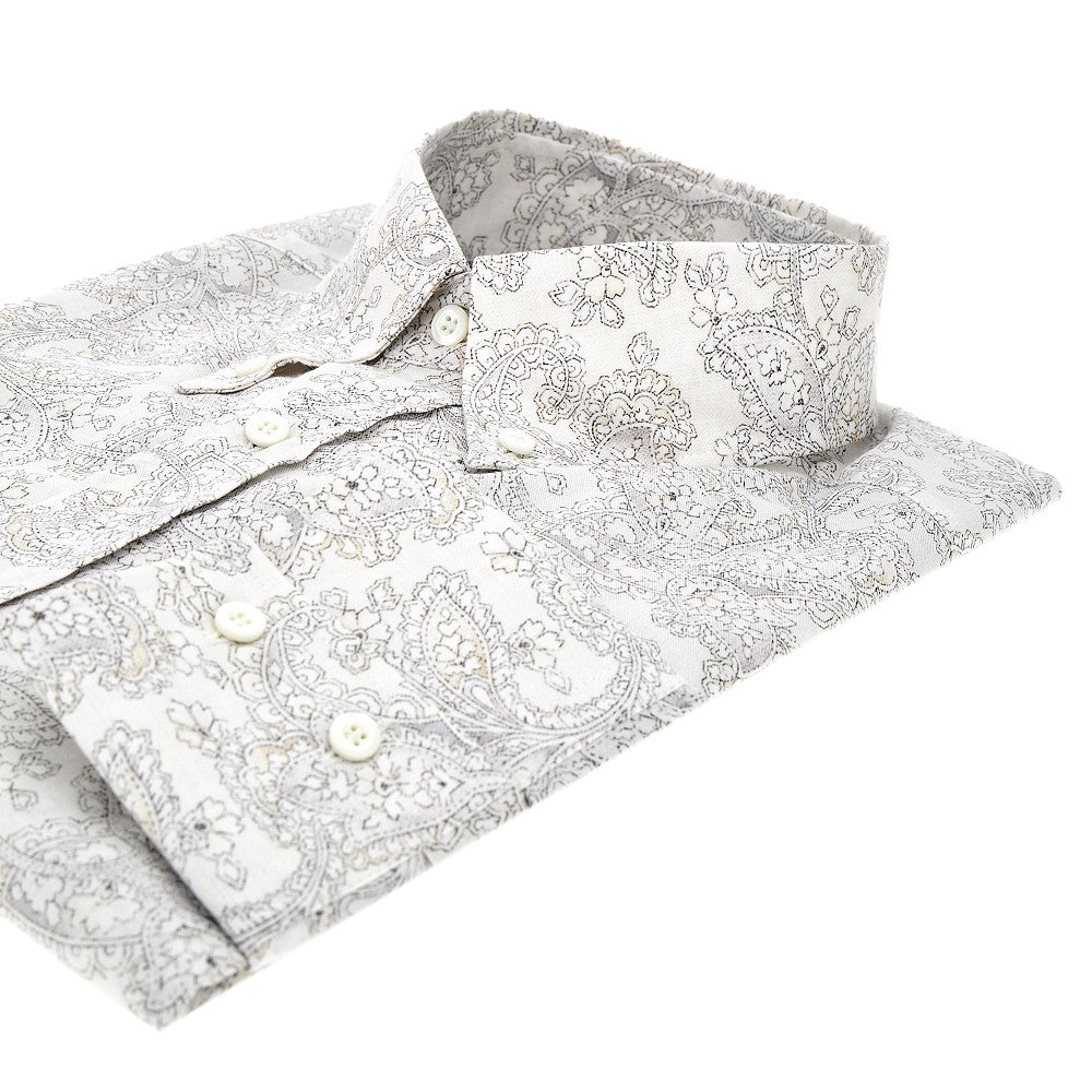 Camicia Slim Fit in cotone Paisley