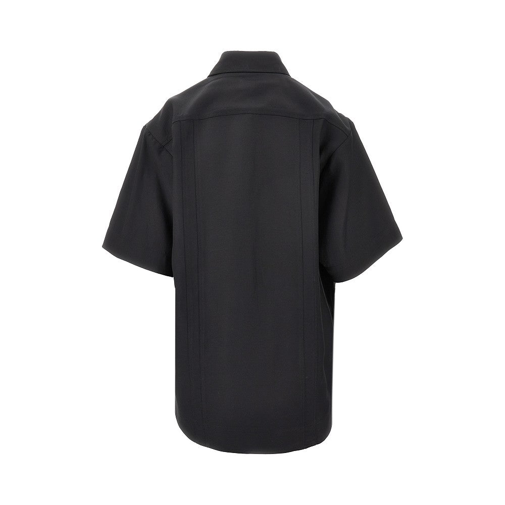 'Moheli' viscose and linen shirt