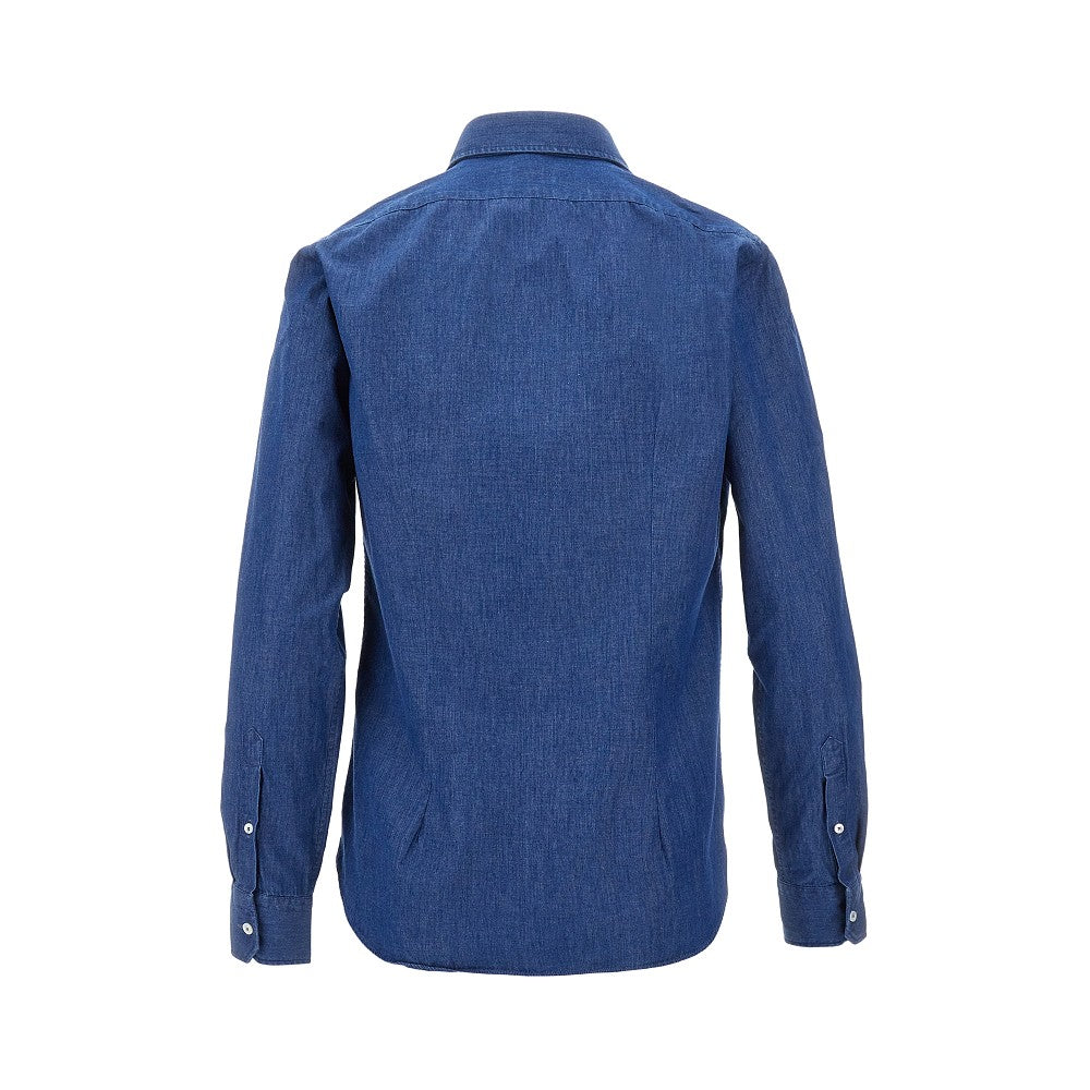 Denim effect Tailor Fit shirt