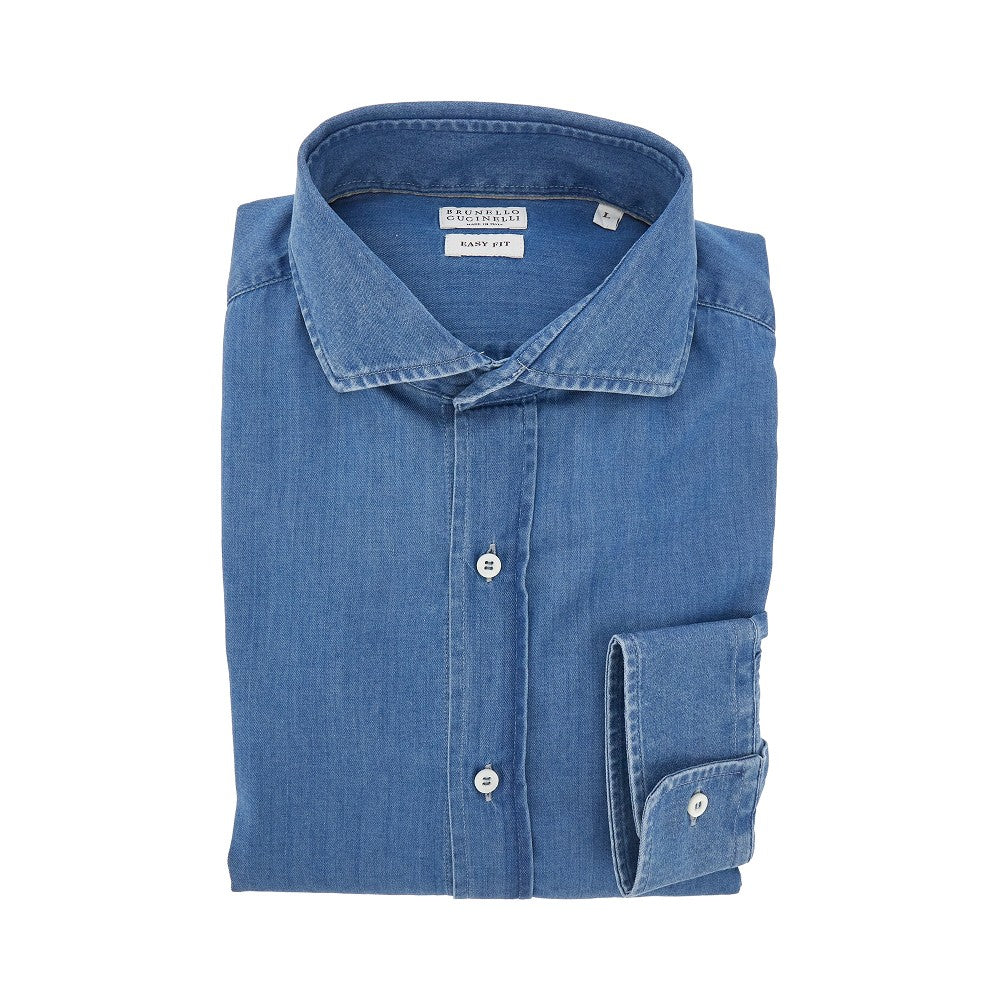 Camicia Easy Fit in denim