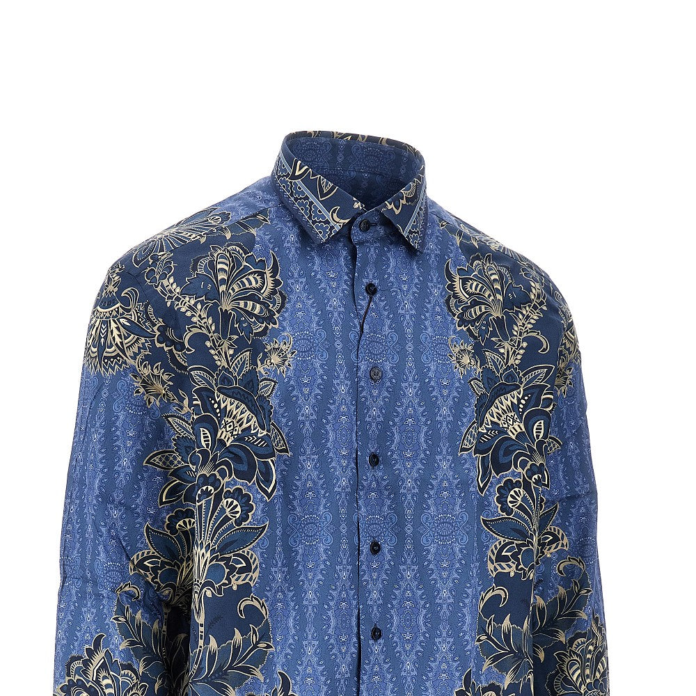 Camicia in cotone stampato