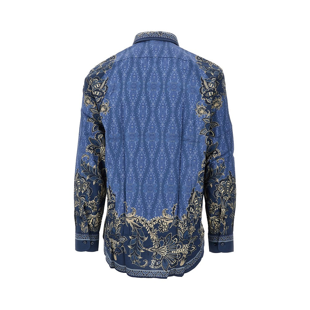 Camicia in cotone stampato