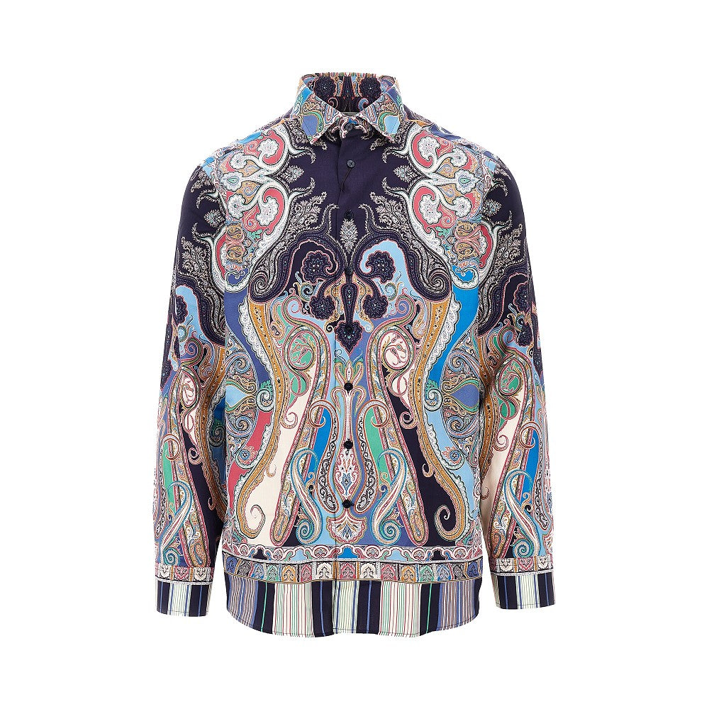Camicia in cotone stampato