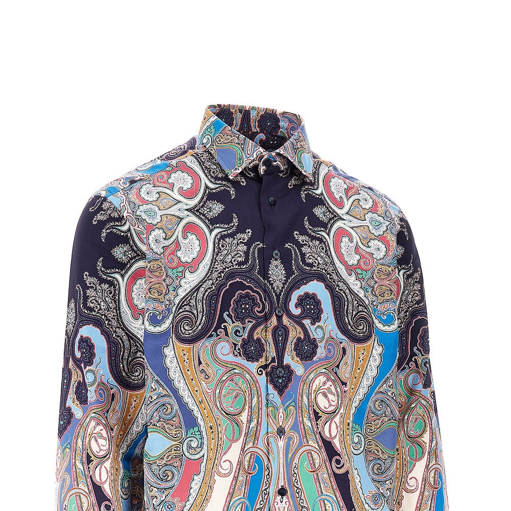 Camicia in cotone stampato