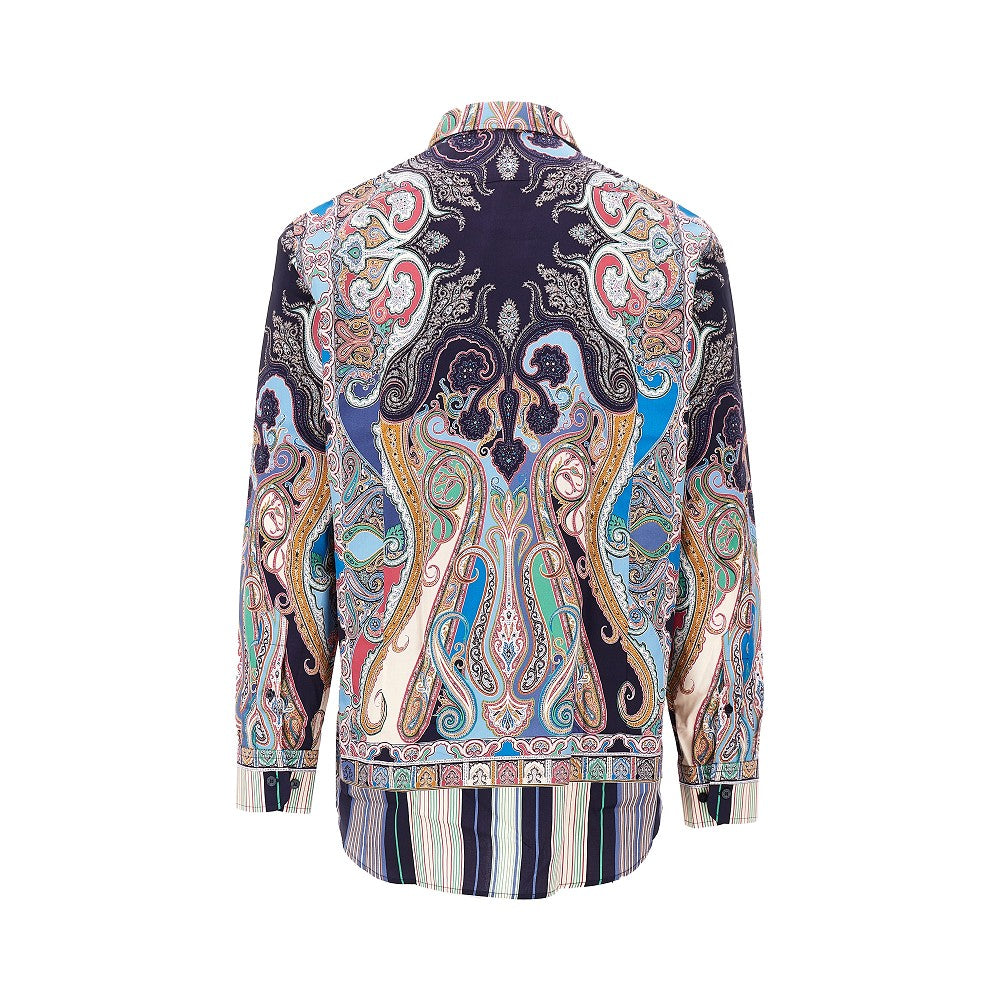 Camicia in cotone stampato
