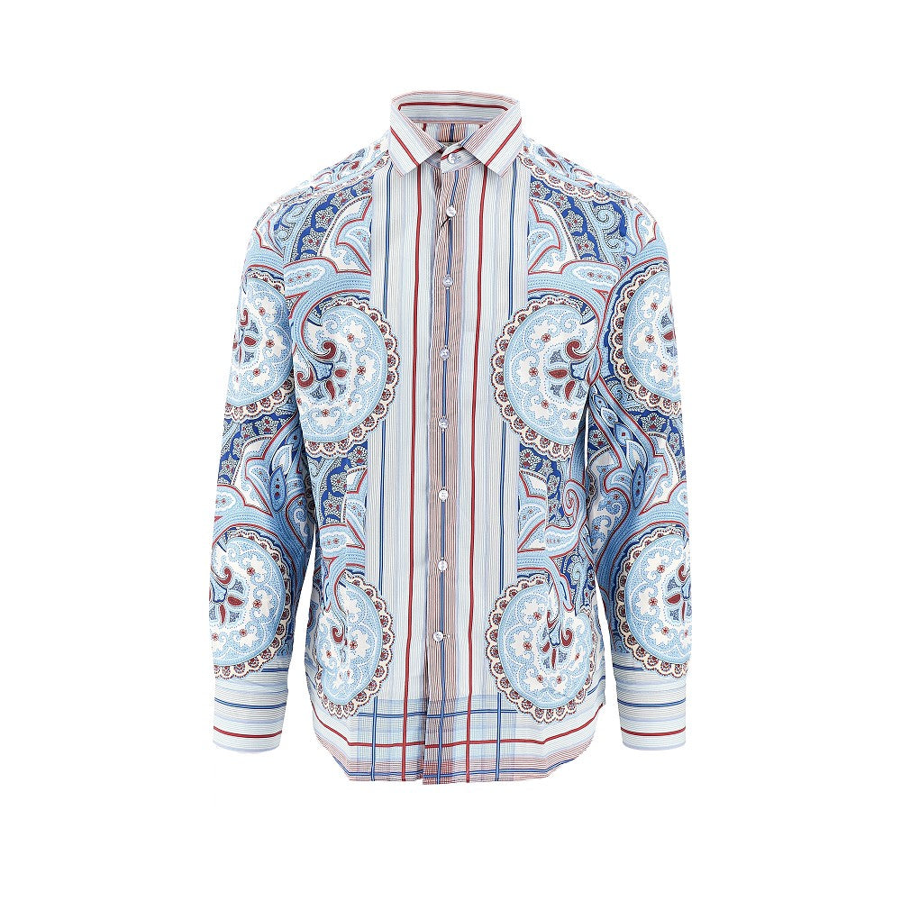 Camicia in cotone stampato