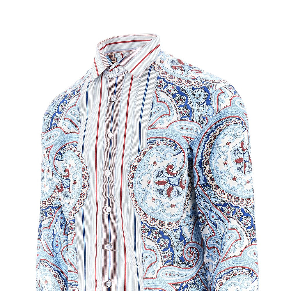 Camicia in cotone stampato