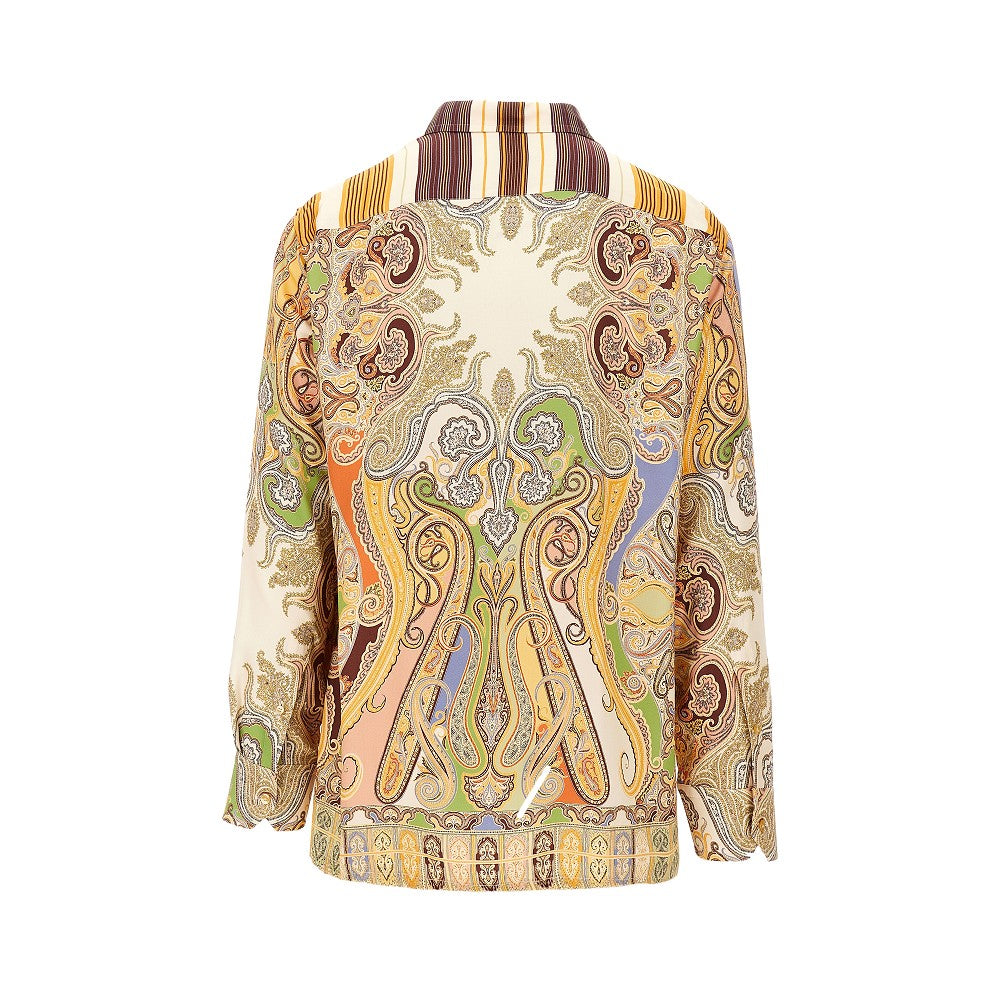 Camicia in viscosa Paisley