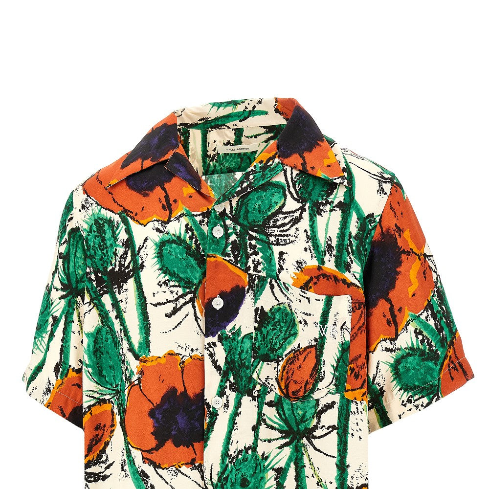 Camicia bowling in twill 'Highlife'