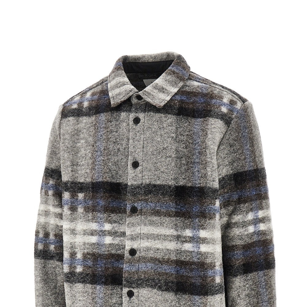 'Nolan' wool-blend overshirt