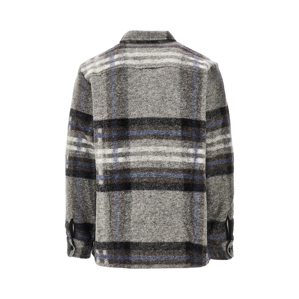 'Nolan' wool-blend overshirt