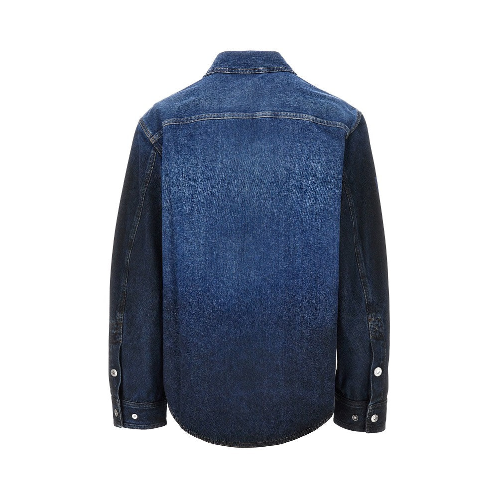 Camicia in denim 'Spray Diag'