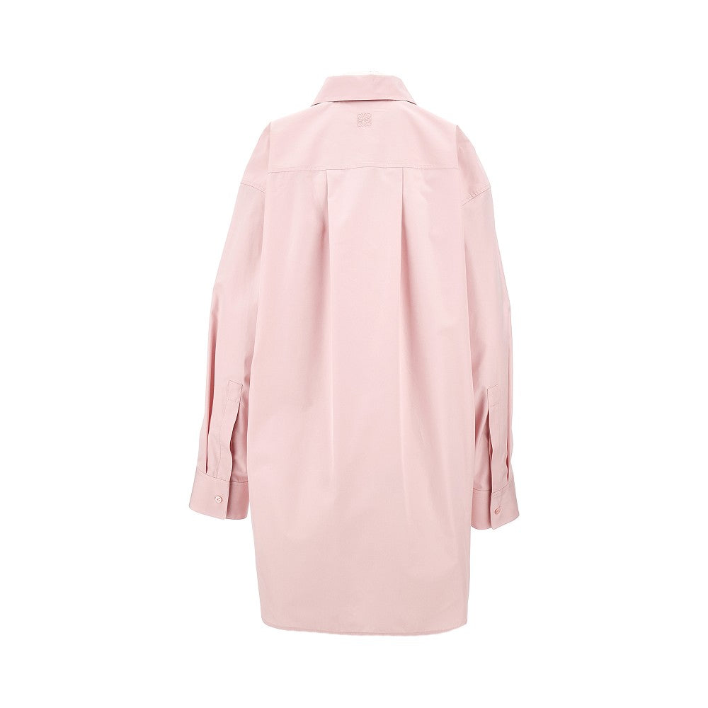 Camicia oversize con spacchi arrotondati