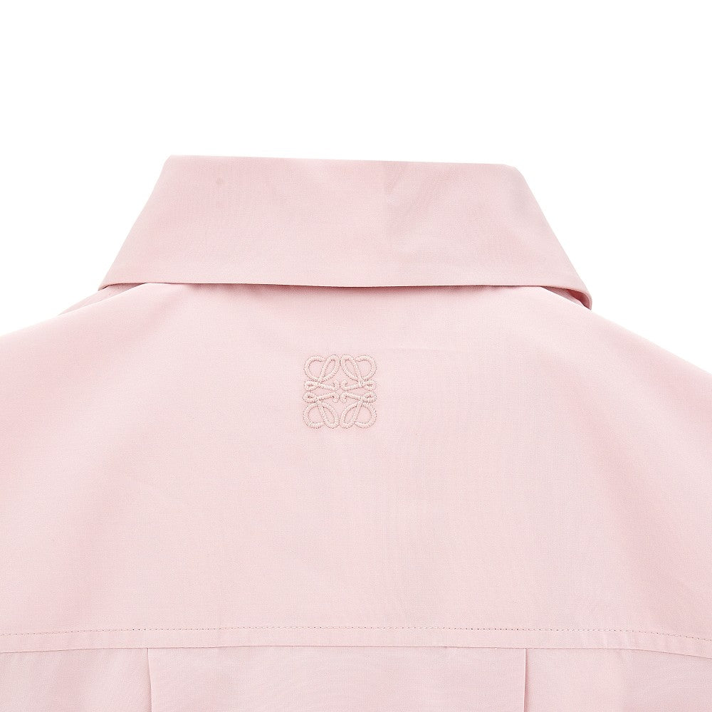 Camicia oversize con spacchi arrotondati