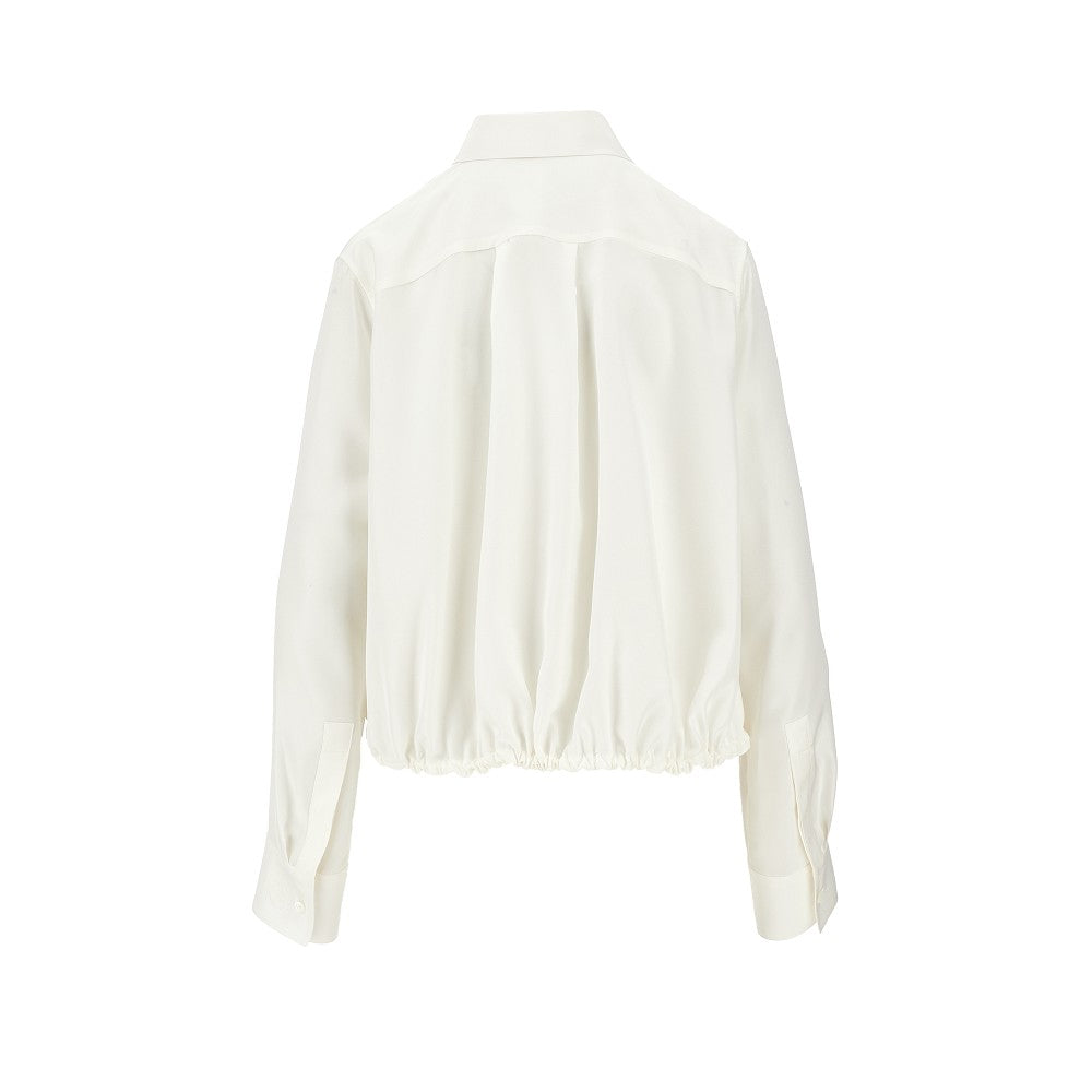 Camicia Balloon Fit in seta