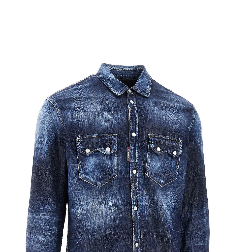 'Dan' Relaxed Fit denim shirt