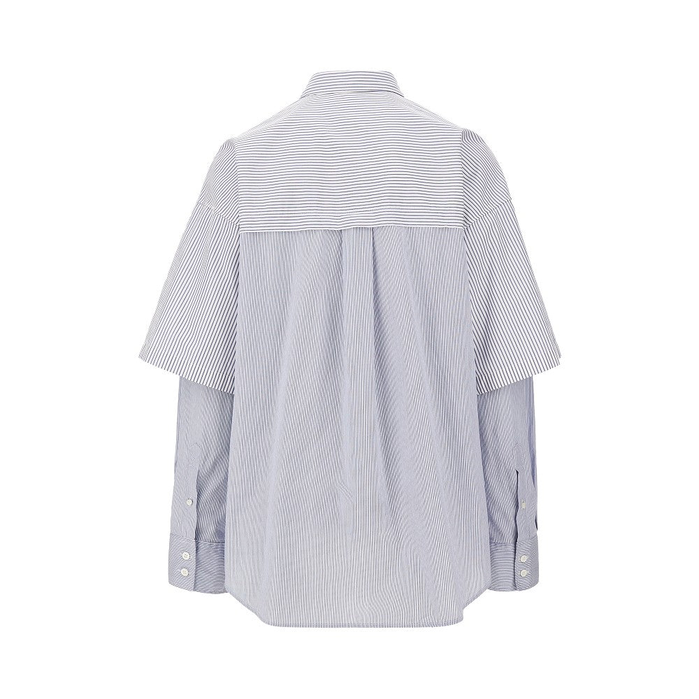 Camicia ibrida oversize in cotone