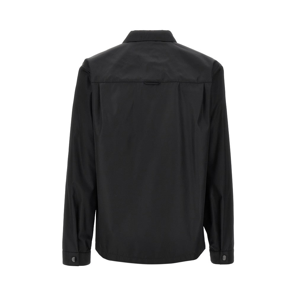 Camicia in Re-Nylon con logo triangolo