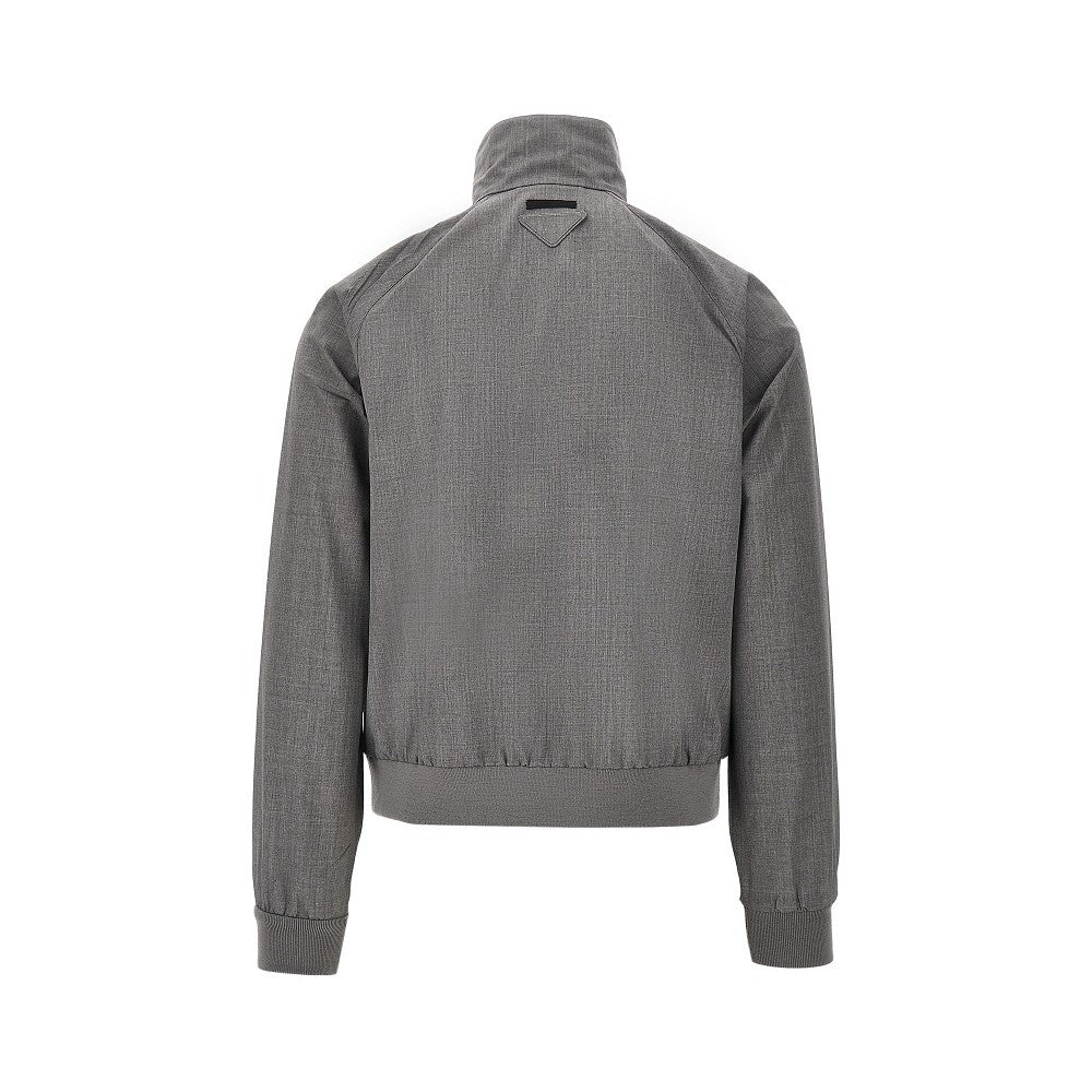 Bomber in lana mélange