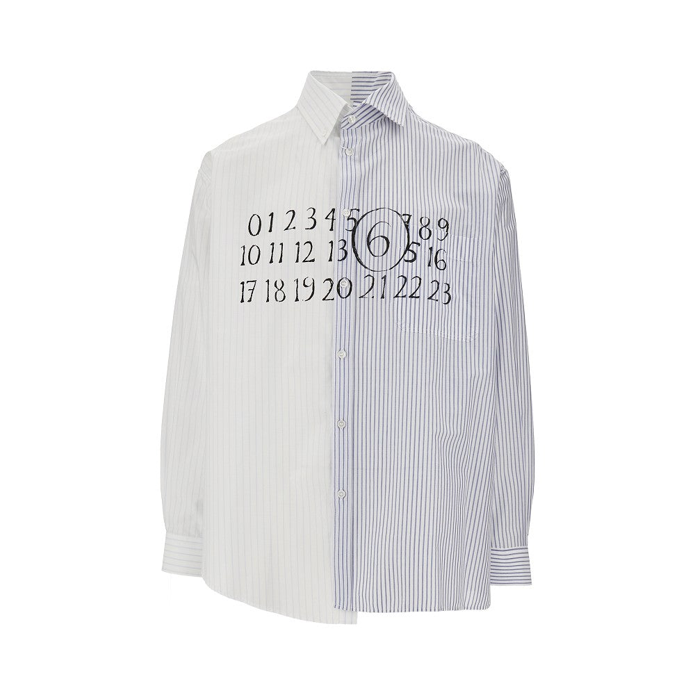 Asymmetric 'Numeric' shirt
