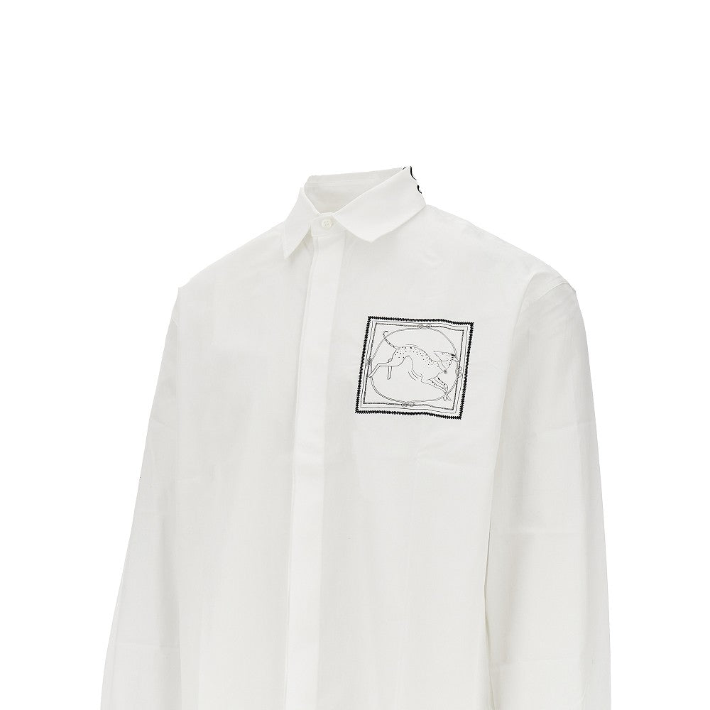 'Simon' shirt with Dog patch