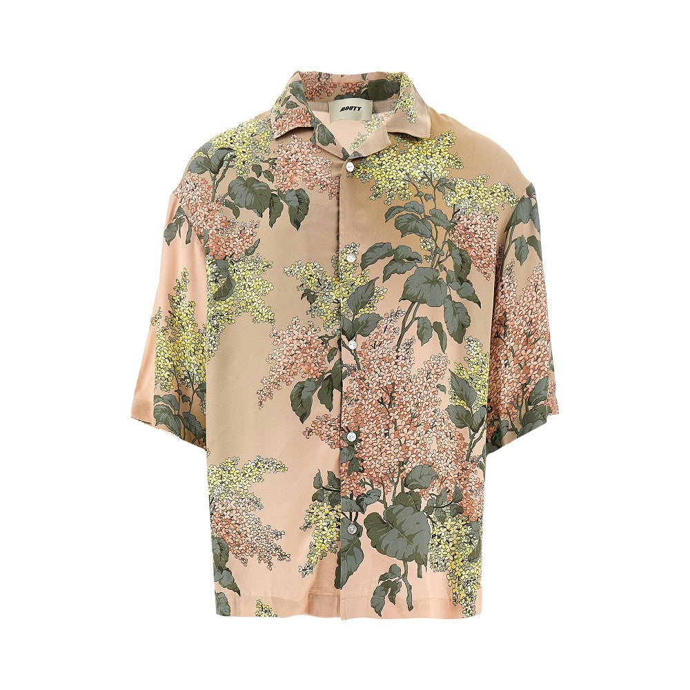 'Axel' printed viscose shirt