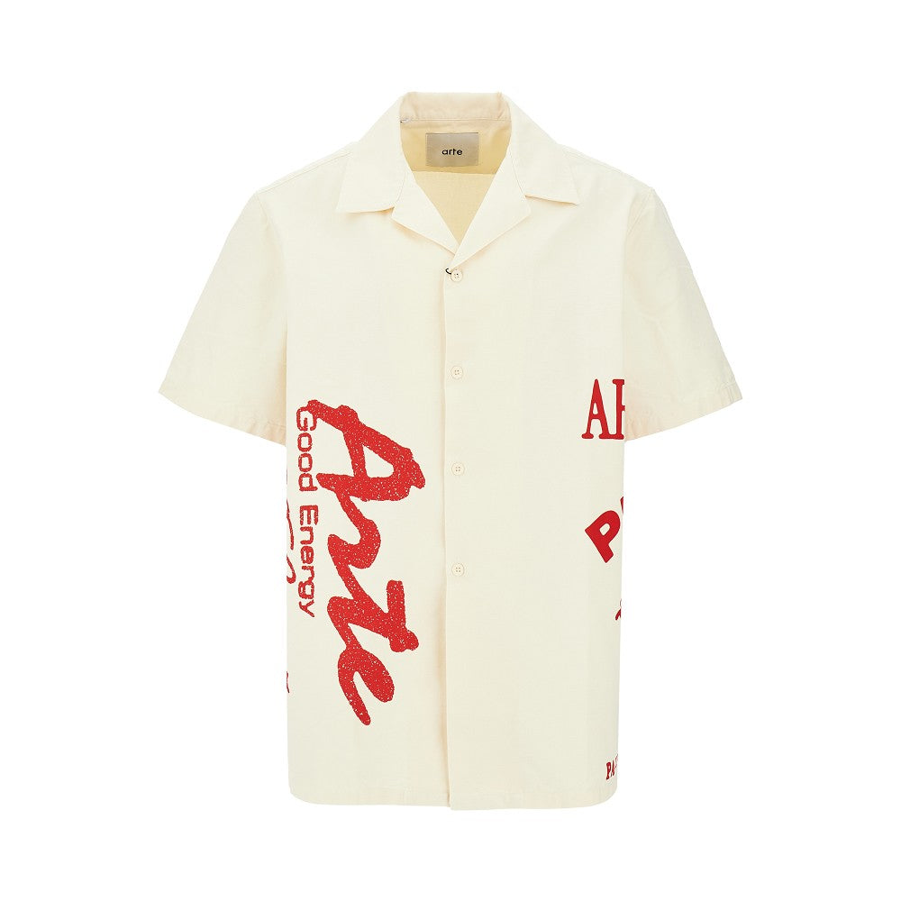 Camicia in cotone 'Red Print'