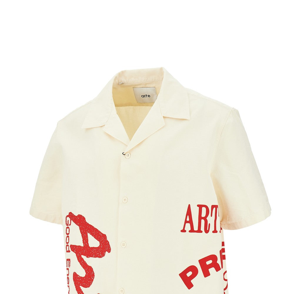 Camicia in cotone 'Red Print'