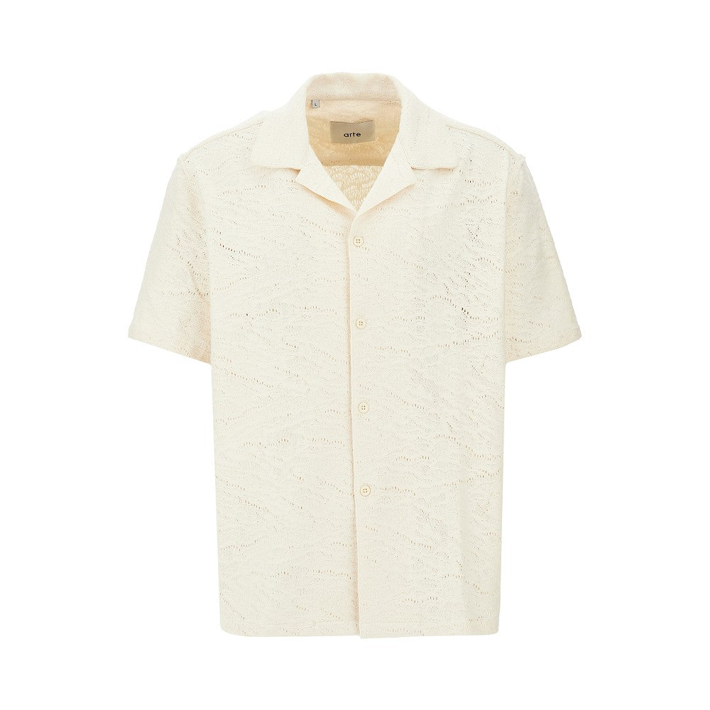 Crochet cotton shirt
