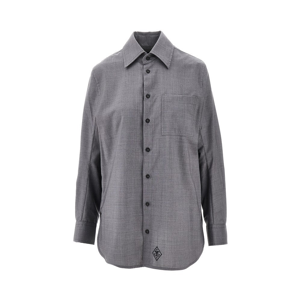 Wool canvas 'Tara' shirt