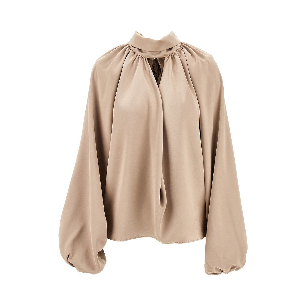 Blusa in satin 'Viola'
