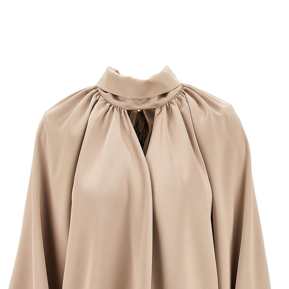 Blusa in satin 'Viola'