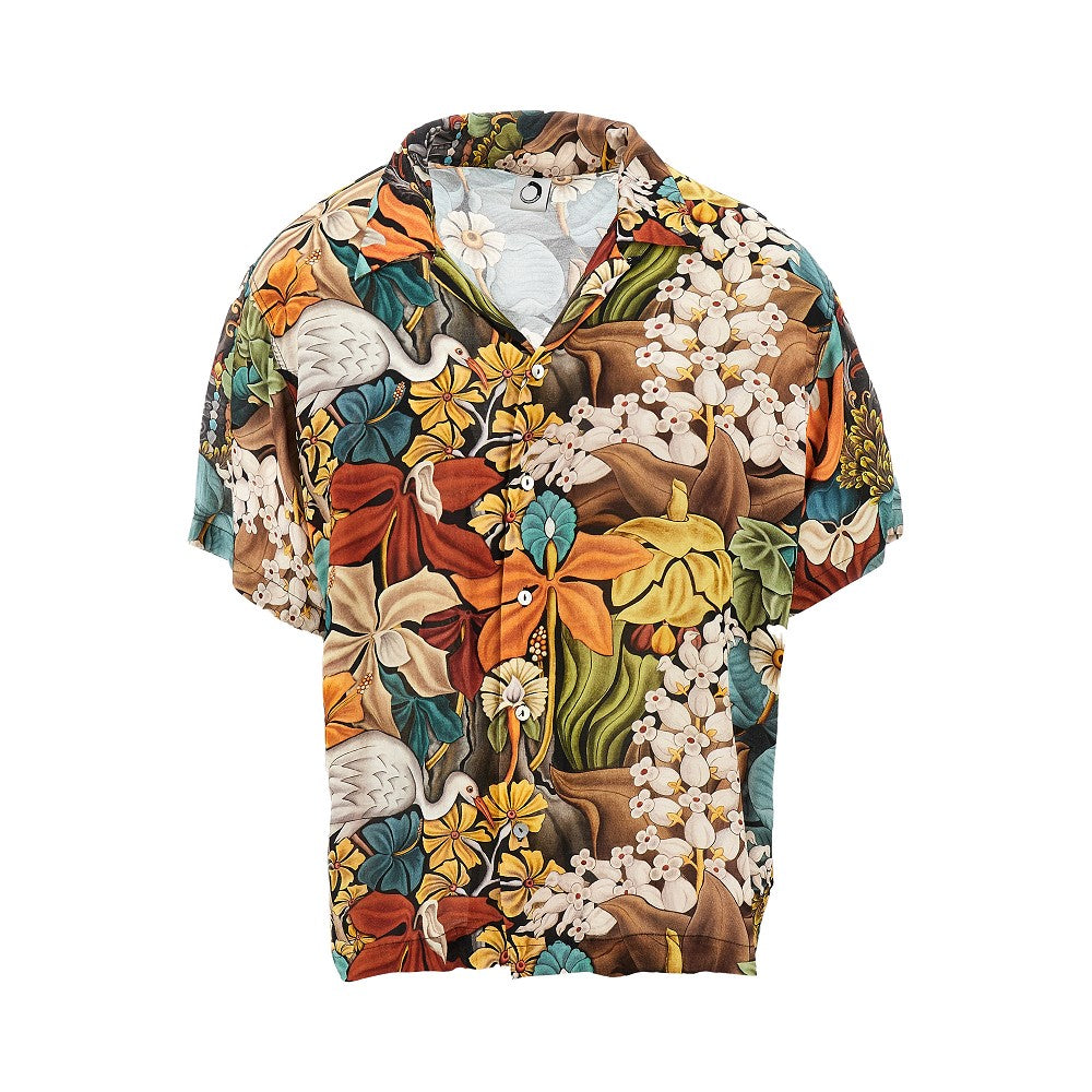 Camicia in crepe 'Tumbuhan'
