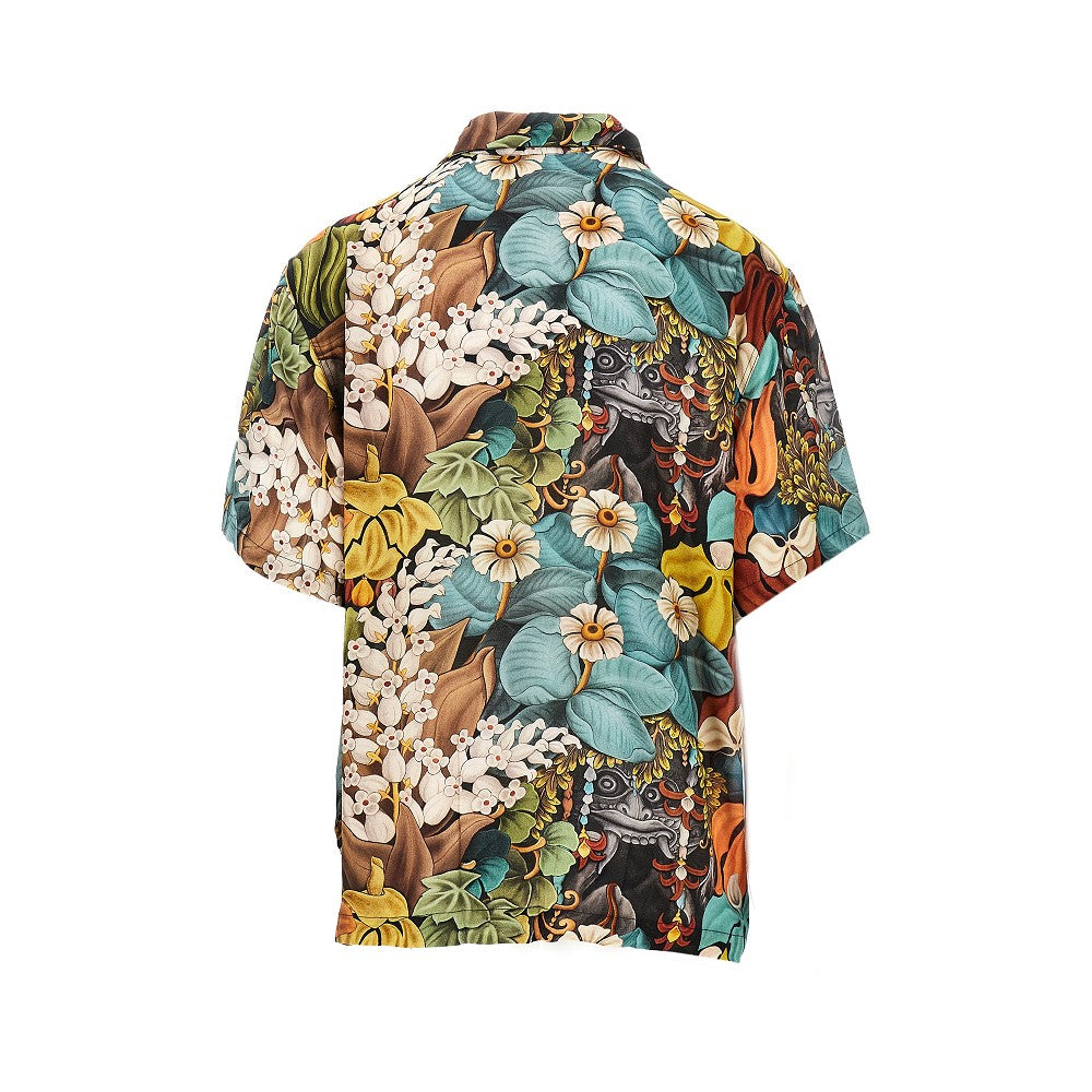 Camicia in crepe 'Tumbuhan'