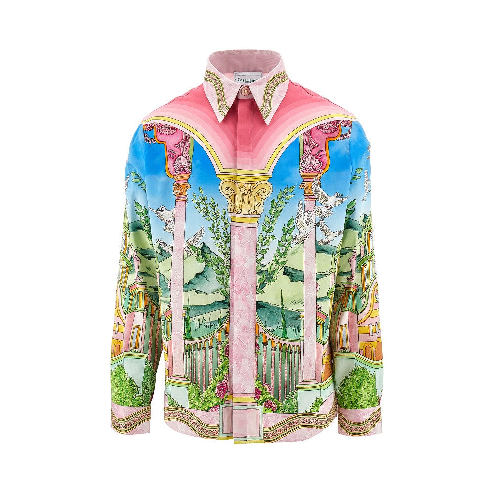 Camicia in popeline 'Le Jardin Ideal'