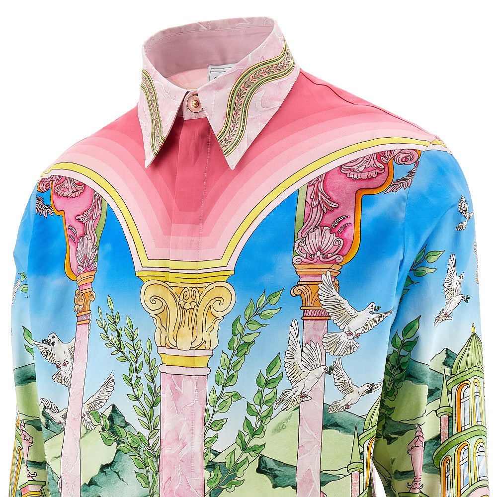 Camicia in popeline 'Le Jardin Ideal'