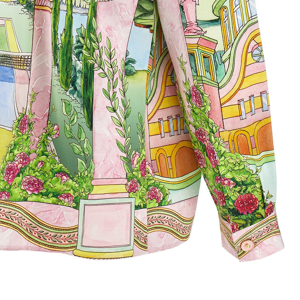 Camicia in popeline 'Le Jardin Ideal'