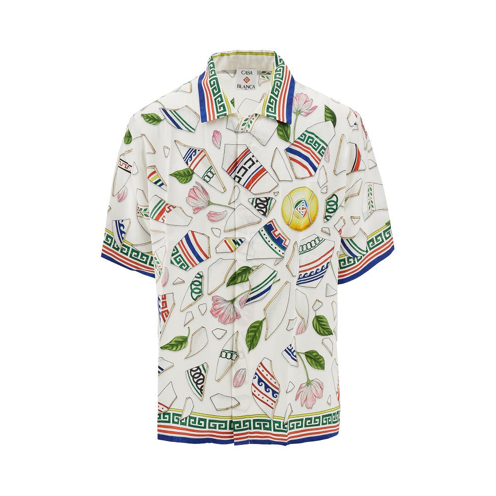 'Le Vase Brise' silk shirt