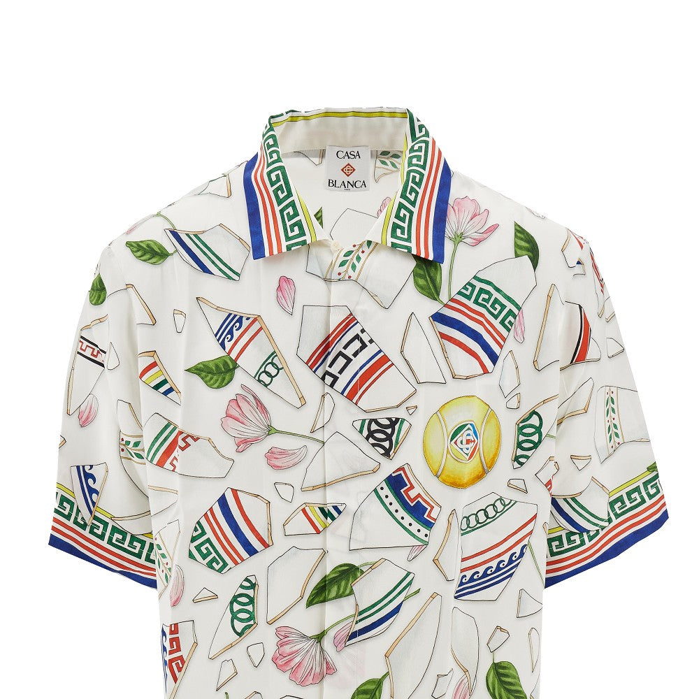 'Le Vase Brise' silk shirt