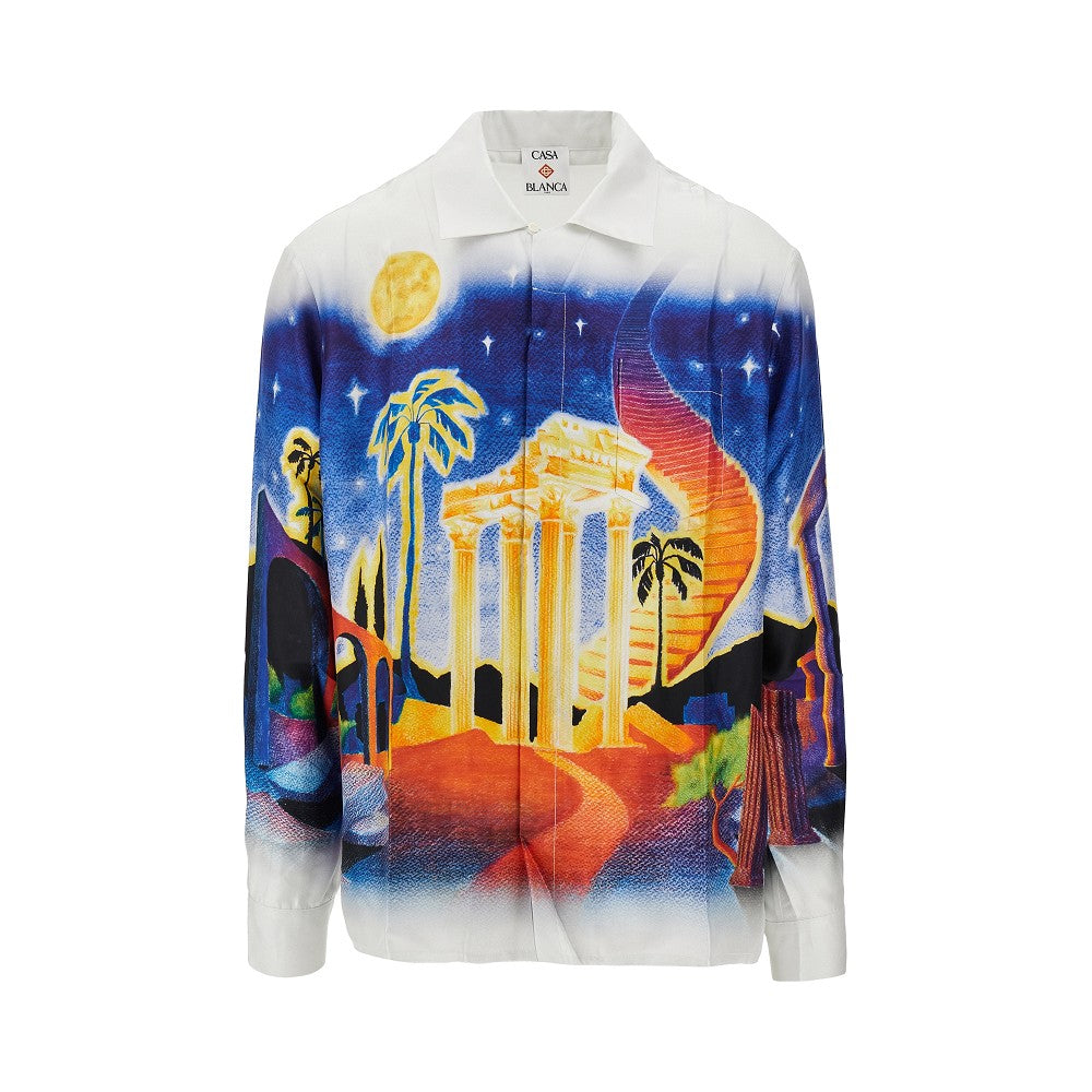 'Le Vase Brise' silk shirt