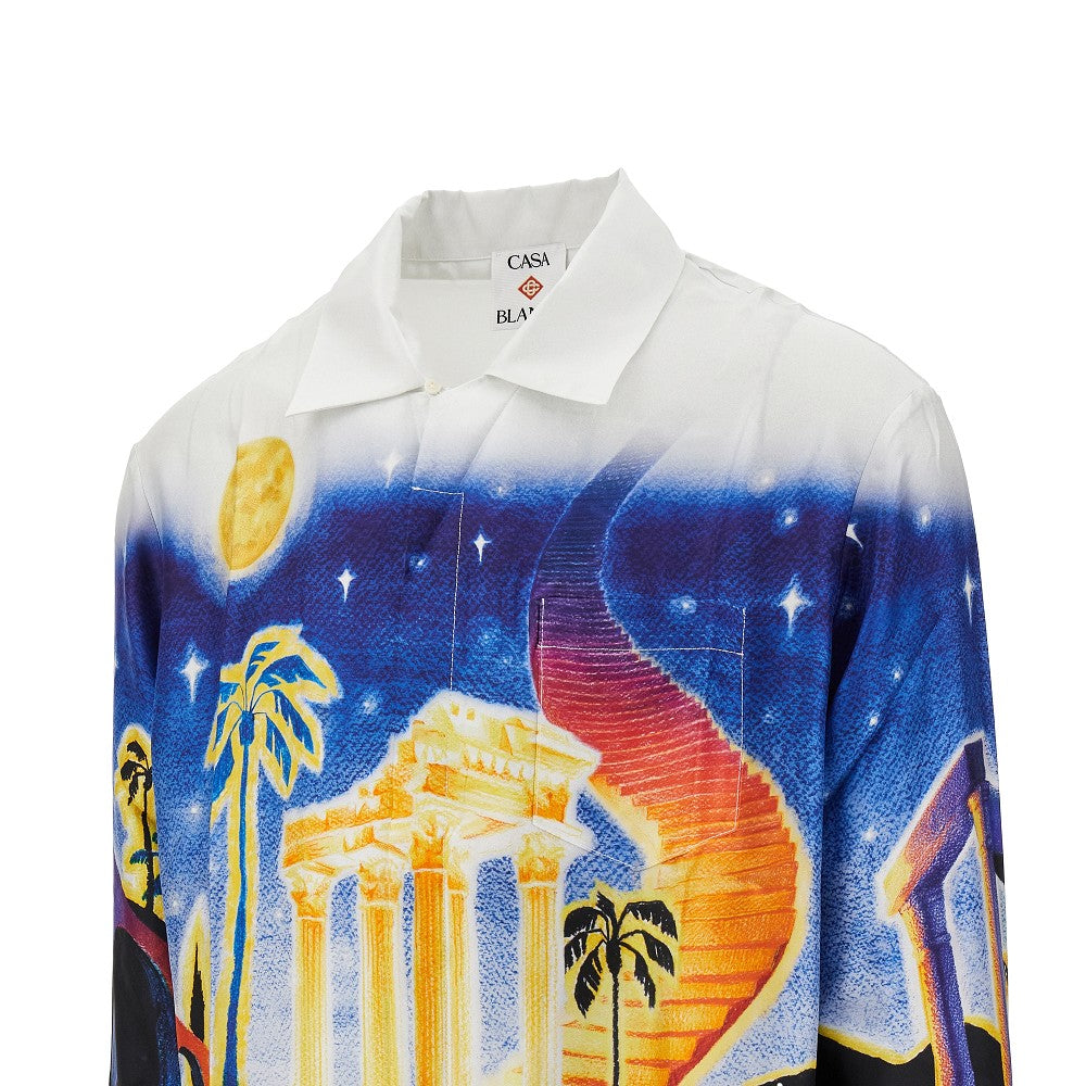 'Le Vase Brise' silk shirt