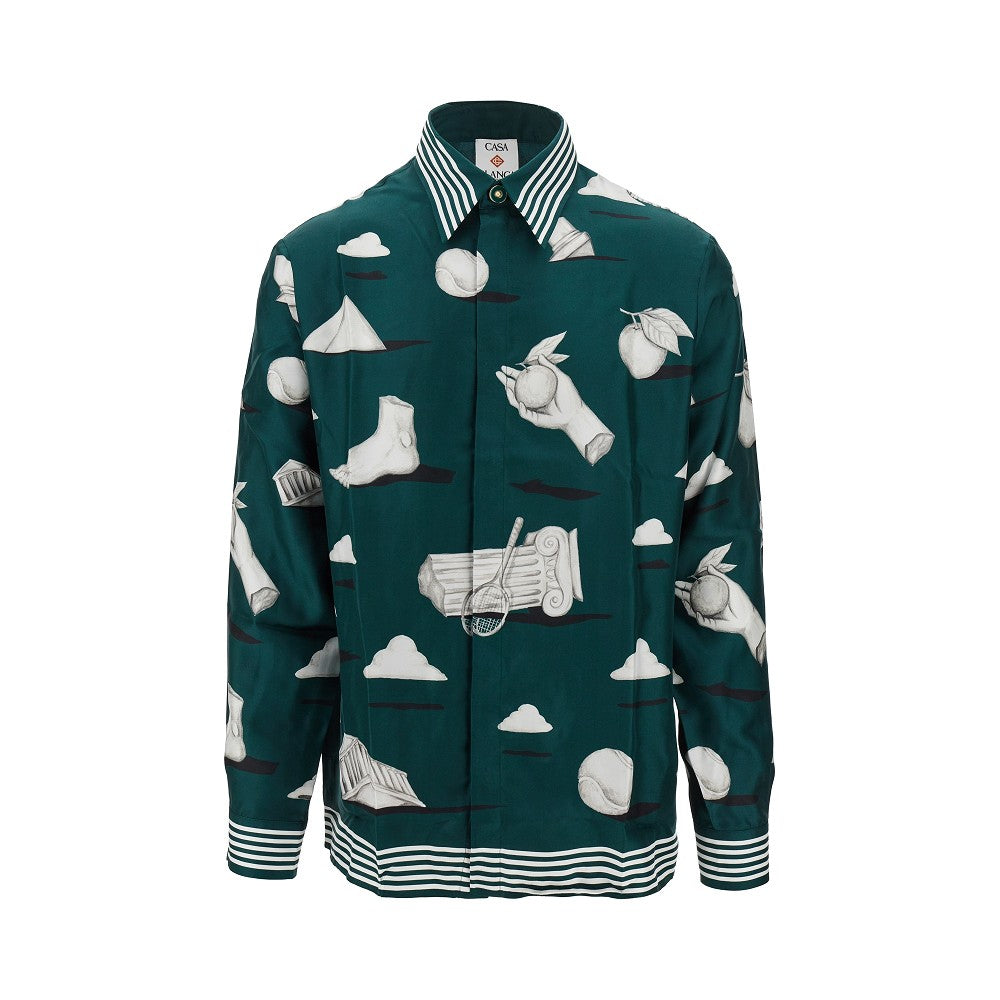 Camicia in seta 'Metaphysical'