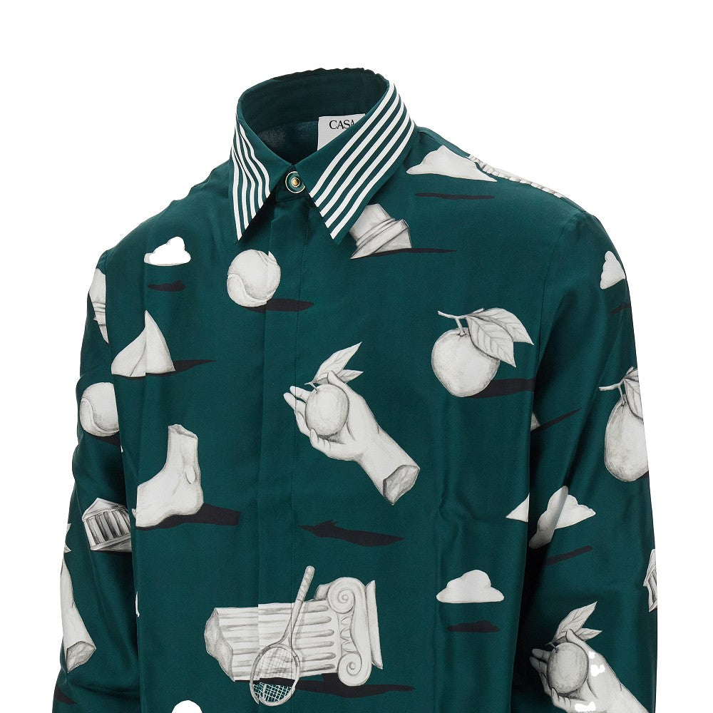 Camicia in seta 'Metaphysical'