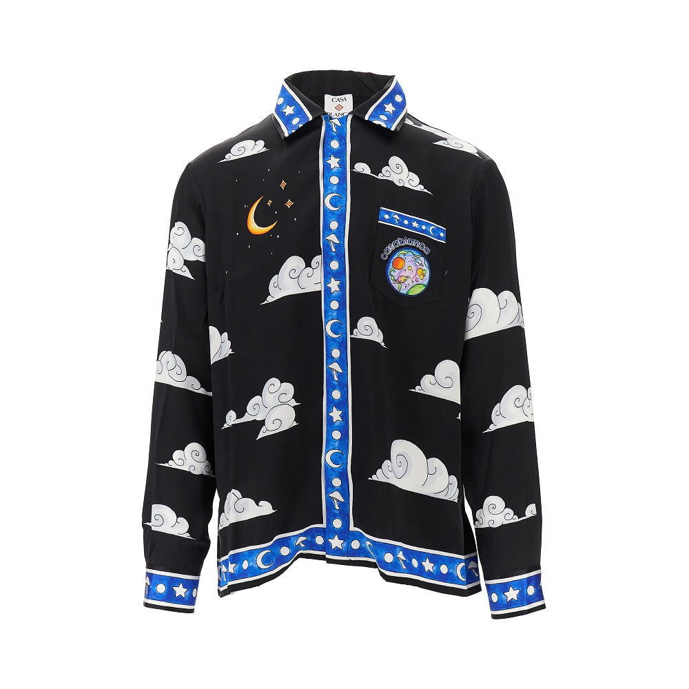 'The Four Elements' silk shirt