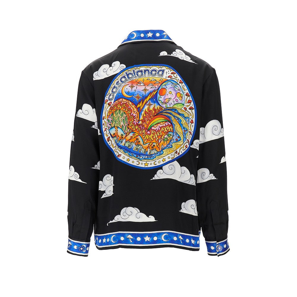 'The Four Elements' silk shirt