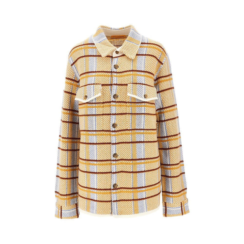 Camicia Work in cachemire Plaid