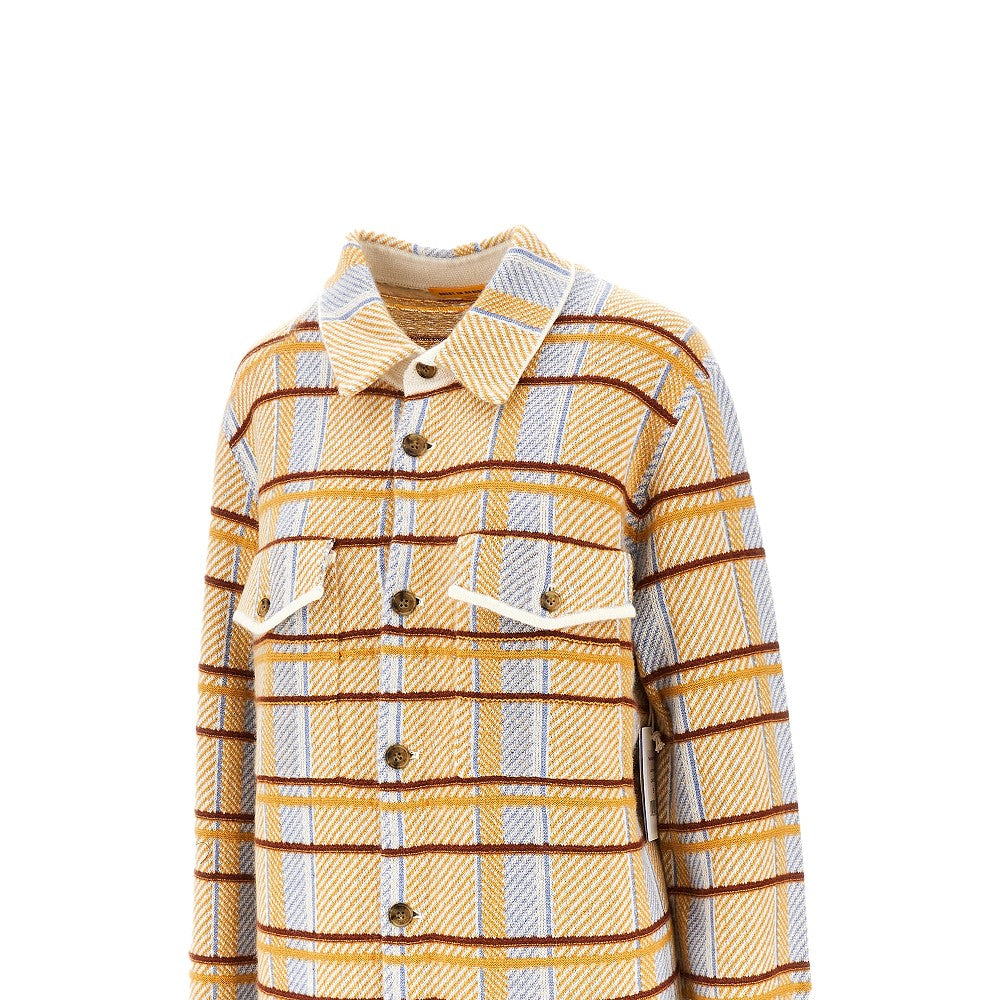 Camicia Work in cachemire Plaid