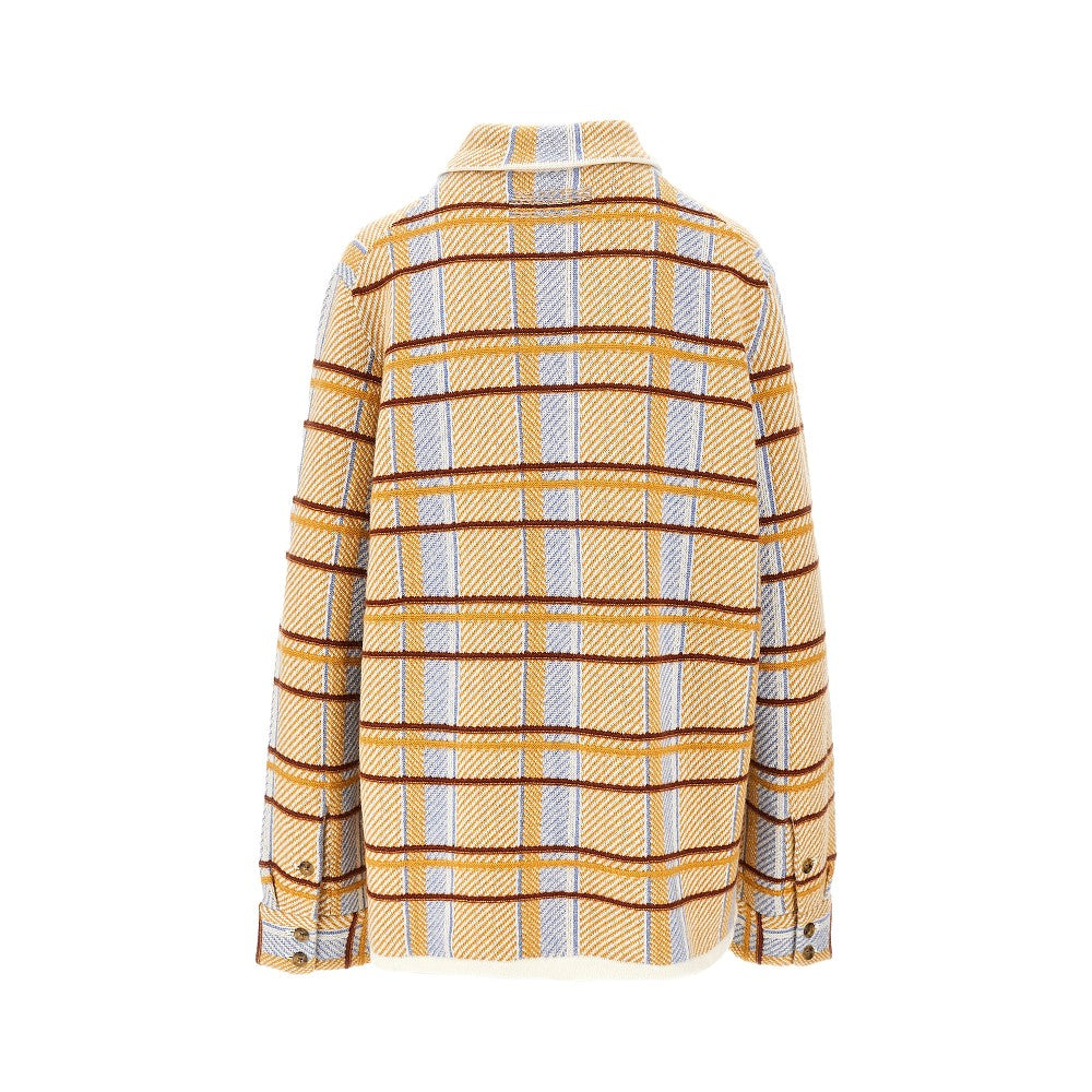 Camicia Work in cachemire Plaid
